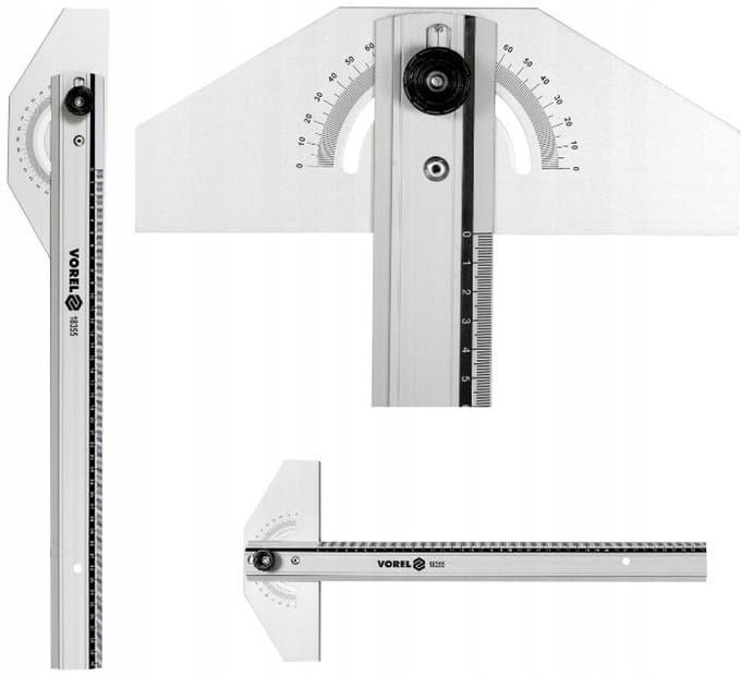 Verstelbare Aluminium T-Hoekmeter 400mm
