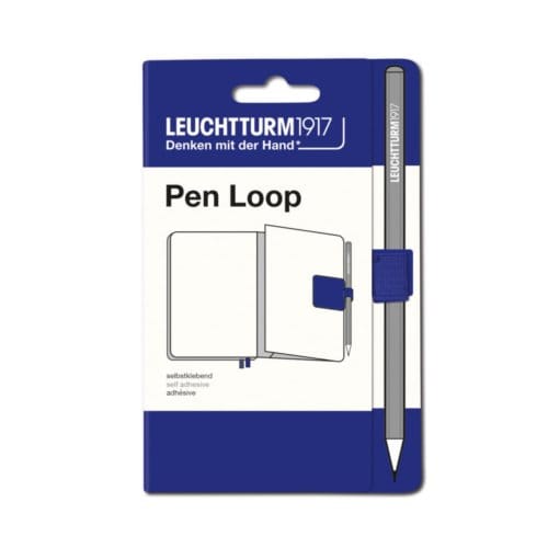 Leuchtturm1917 pen loop zelfklevende pennenlus ink blauw