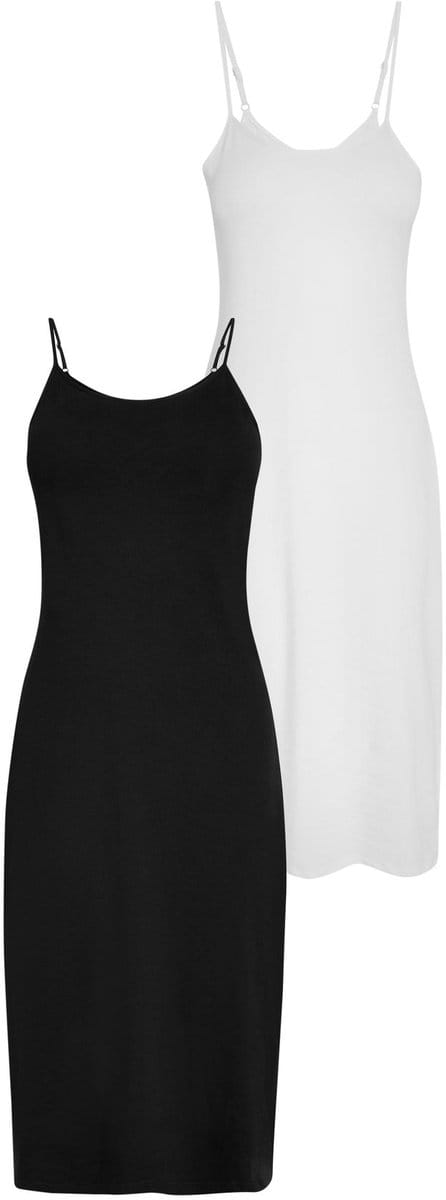 Next - Dames - Set van 2 katoenen natuurlijk koelende slips - Zwart