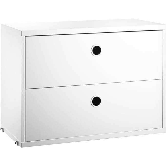 String Furniture Ladeblok - wit - 58 x 42 x 30 cm