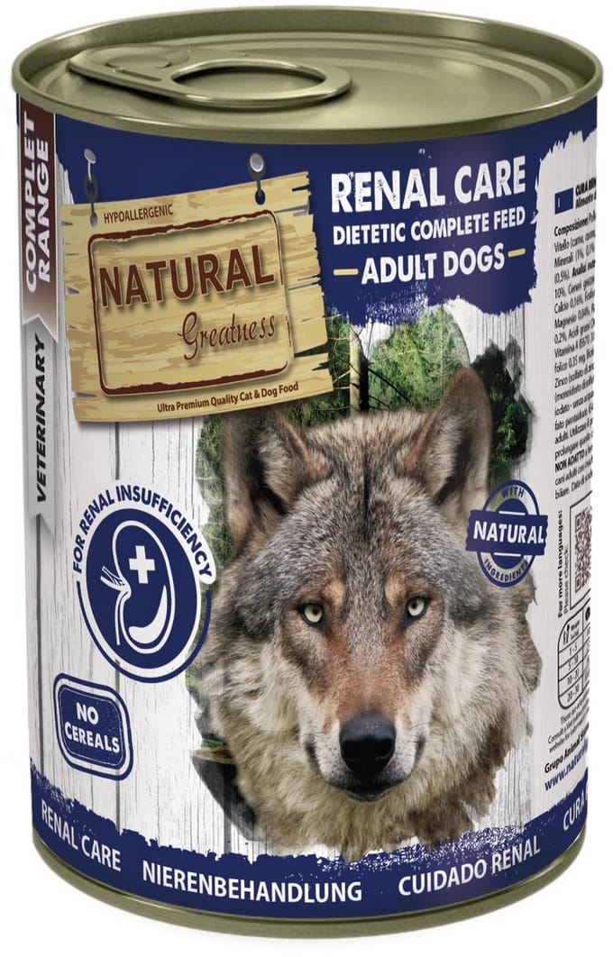 Natural Greatness - Vet - Dog - Wet - Renal Diet - 6 X 400 Gr