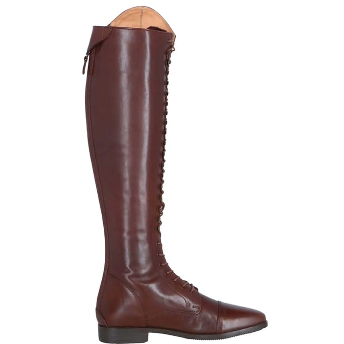 Lange leren rijlaarzen dames HKM Elegant Lace