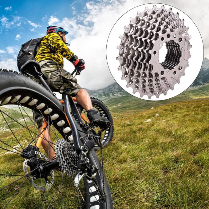 891011 Snelheid 1128T Racefiets Freewheel Cassette Tandwiel Fiets Vervangingsaccessoires9S gray