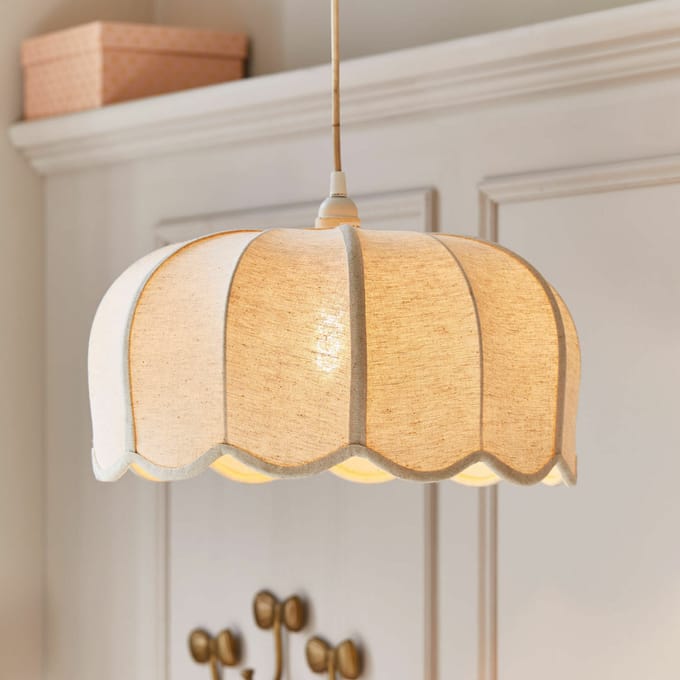 LOBERON Hanglamp Ljosna crème