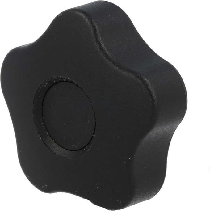 M10 schroefknop - 50mm - met afdekkap