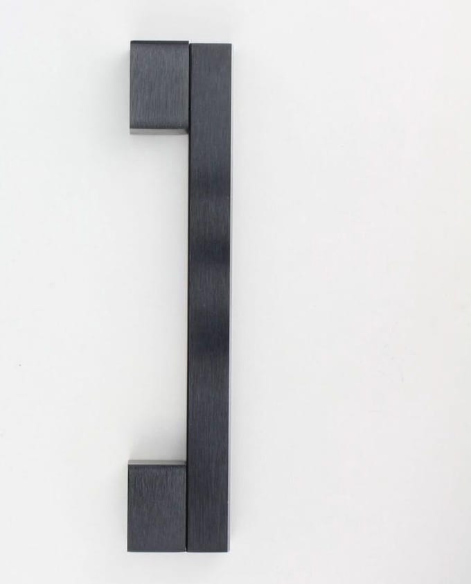 Deurgreep Dennis - zwart - 160 mm