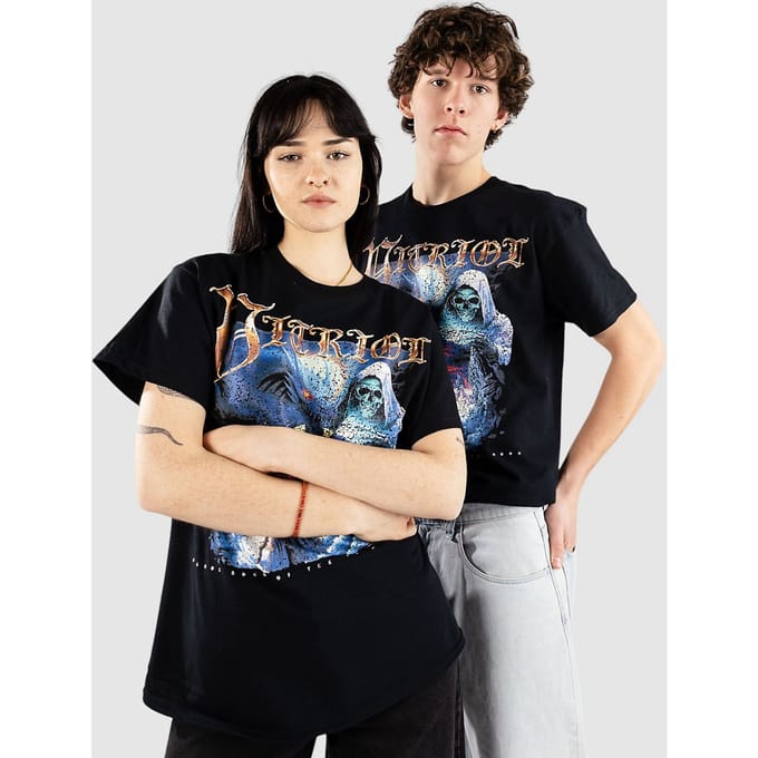 Vitriol Twin Moon T-Shirt zwart