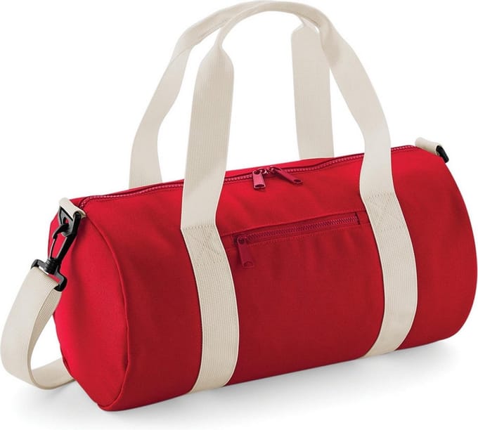 Bagbase Mini-Vat Schoudertas (Pakket van 2) (Klassiek rood/wit)