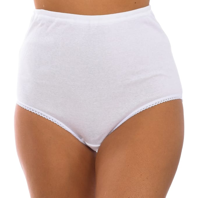 Damen-Höschen aus Baumwolle mit klassischem, unsichtbarem Effekt und ultraflacher Taille P01BM