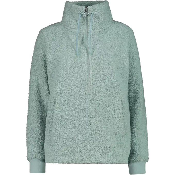 Dames sweatshirt met halve rits CMP