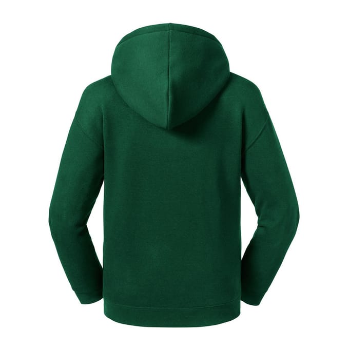 Russell Kinderen/kinderen Authentieke Sweatshirt met kap (Fles groen)