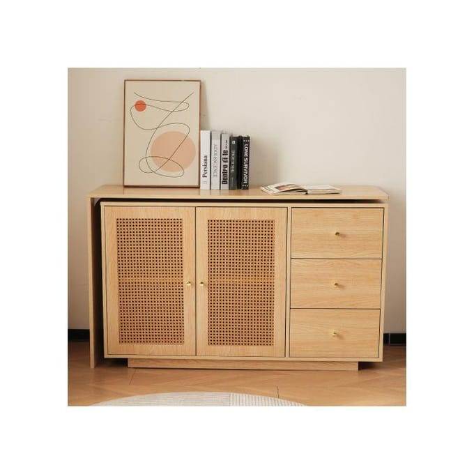 Bureau - MUVOE - Hoekbureau in L-vorm - Wit - 3 kasten - Hedendaags design wit