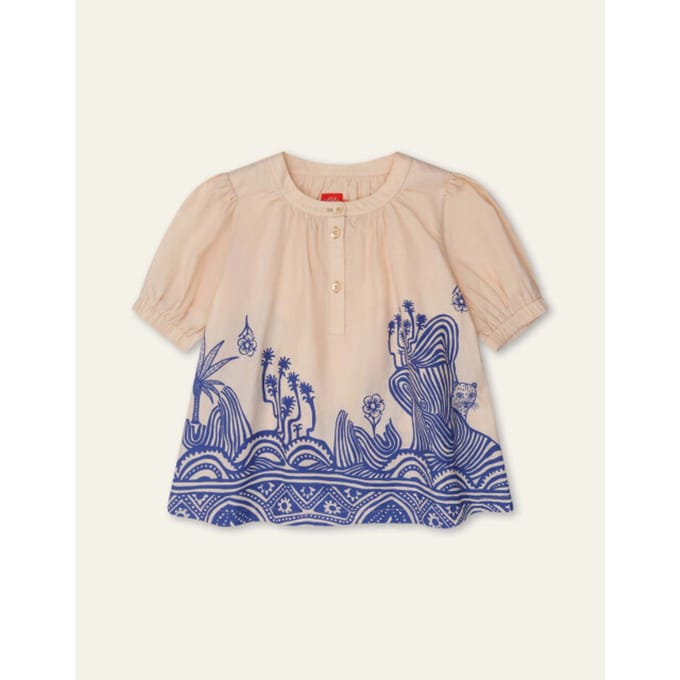 Oilily Besito Blouse- maat98/3T Shifting Sand