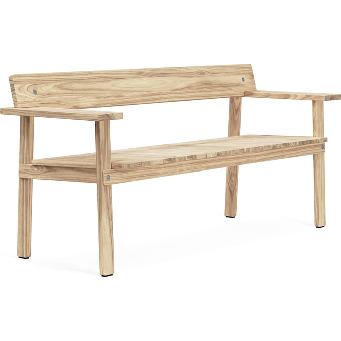 Carl Hansen & Søn - Timbur tuinbank - bruin