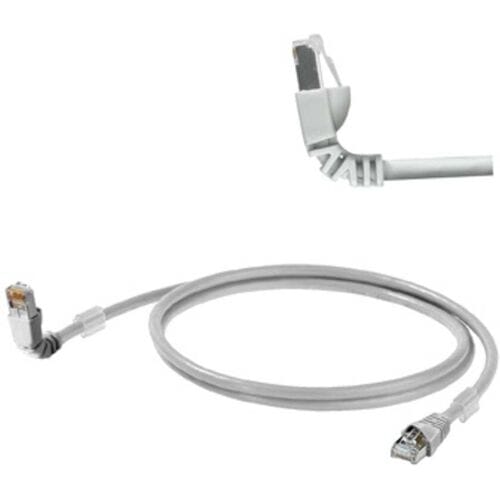 Weidmüller 1248280030 RJ45 Netwerkkabel, patchkabel CAT 6A S/FTP 3.00 m Grijs UL gecertificeerd 1 stuk(s)