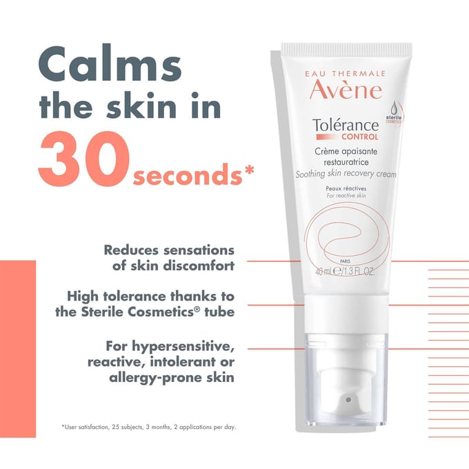 Avène Tolerance Control Soothing Skin Recovery Cream for Sensitive Skin 40ml