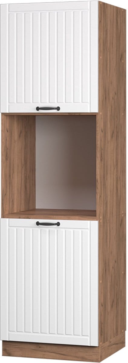 Vicco Fame-Line Ovenombouwkast – 60 cm open Wit Landhuis
