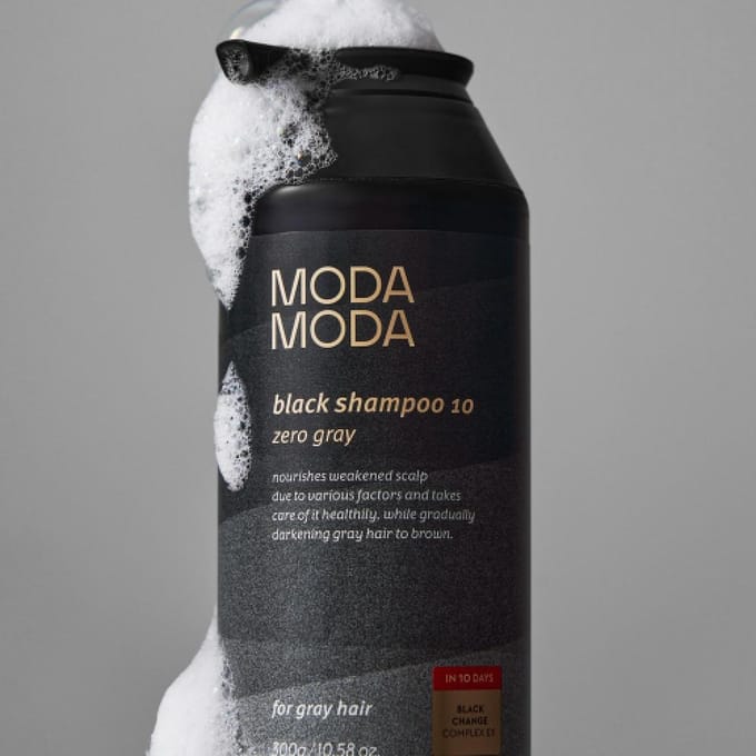 Modamoda Zero Grijs Zwart 10 Perzik Verzorging 3e Generatie Shampoo 300g 2 Stuks NONE black