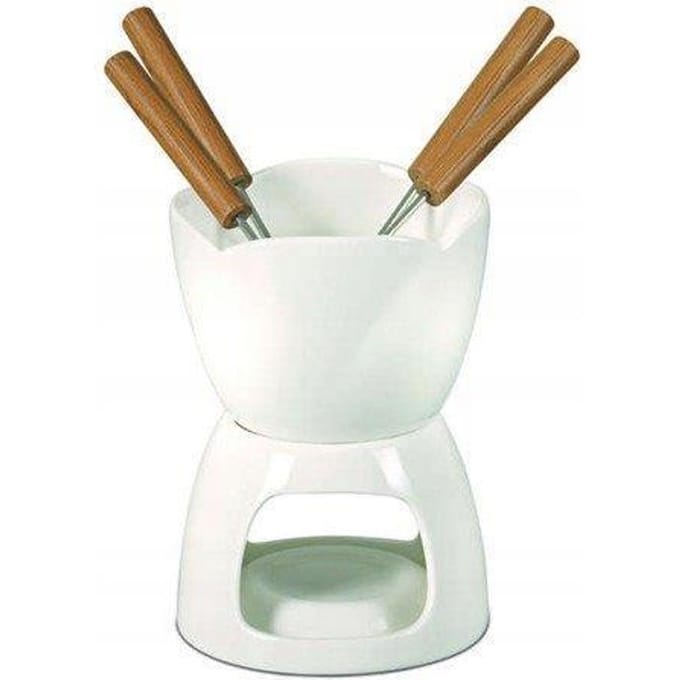 SET FONDUE AU CHOCOLAT + FOURCHETTES BANQUET BIANCA