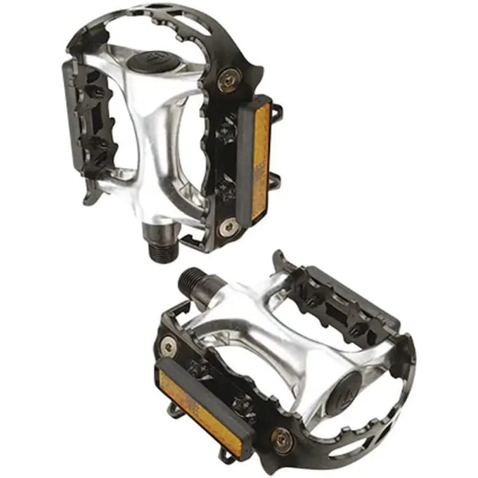 Aluminium pedalen met verstelbare voetsteun Optimiz Supergrip