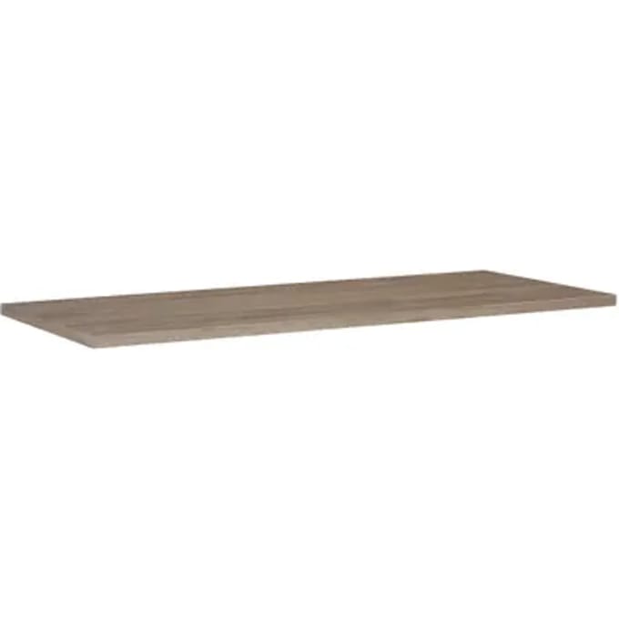 Elita Wastafelblad - Mdf - Pvc - Natuurlijk Eiken - 112,2x46,4cm