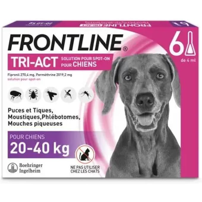 Ongediertebestrijding voor honden Boehringer Ingelheim Frontline L