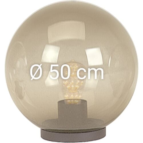 KS Verlichting Bol fume Ø 50 incl. flens