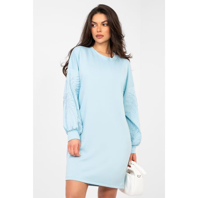 Elara Sleeve Dress - Hellblau / S/M