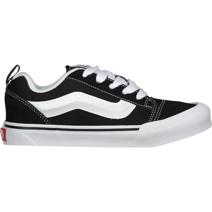 Vans Knu Skool Peuterschoenen - Zwart - Maat 29 - Leer