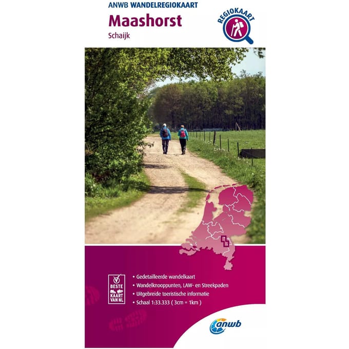 Maashorst 1:33.333 - Anwb Wandelregiokaart - ANWB