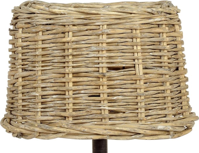 Clayre & Eef Lampenkap 25x18x16 cm Beige Rotan