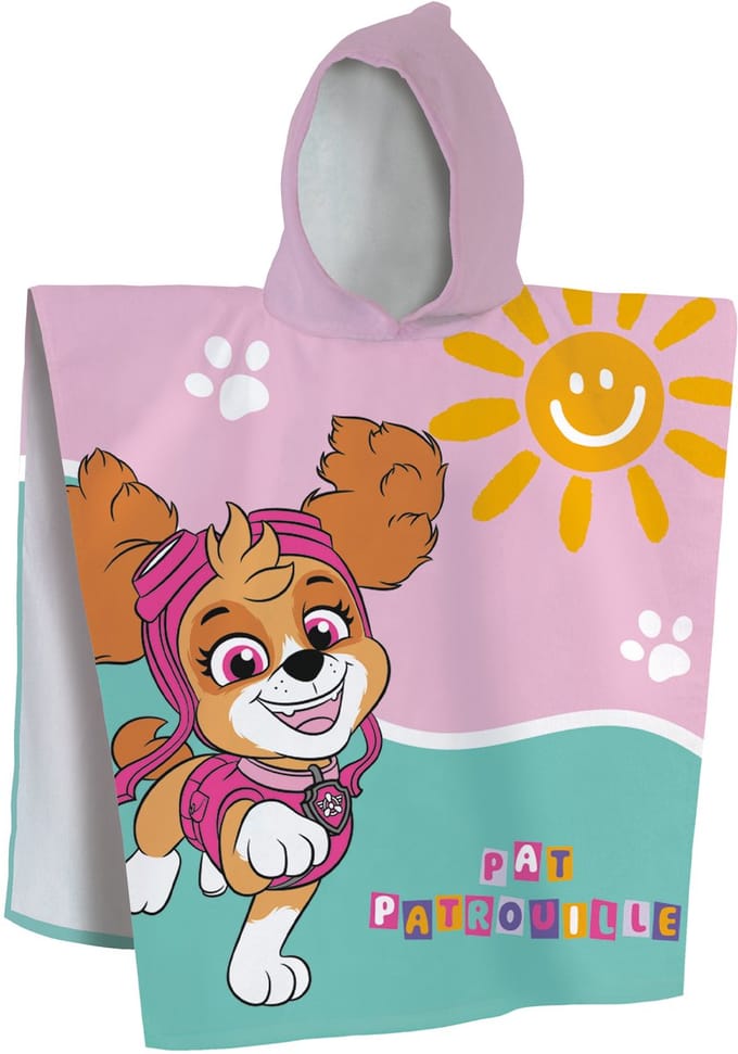 PAW Patrol Poncho Soleil - 60 x 120 cm - Katoen