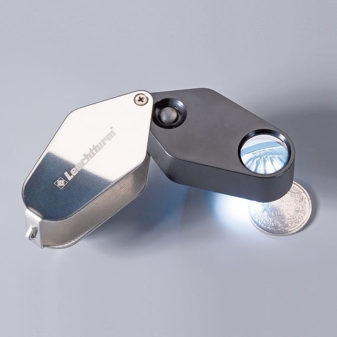 Inslag-Lichtloep met 10x vergroting