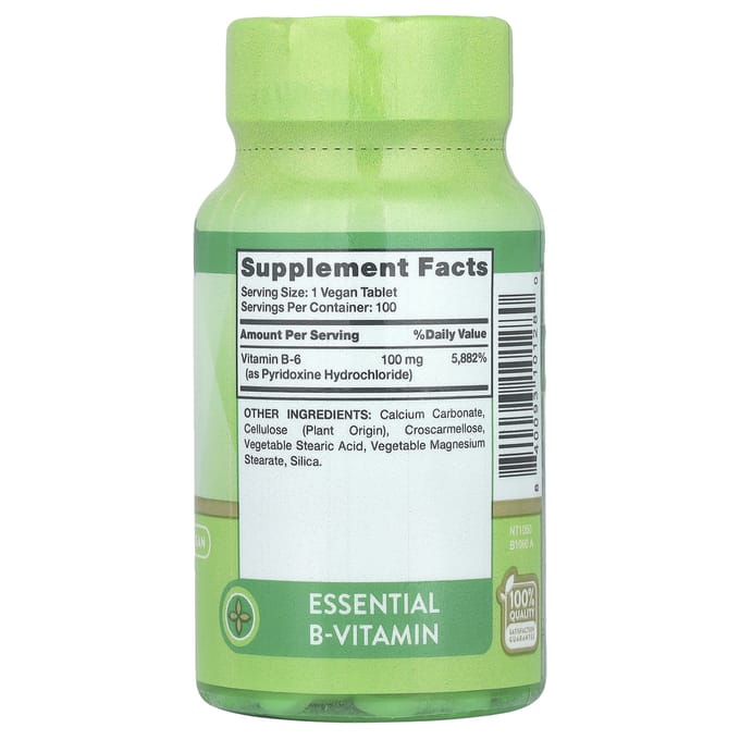 Nature's Truth, Vitamine B6, 100mg, 100 comprimés