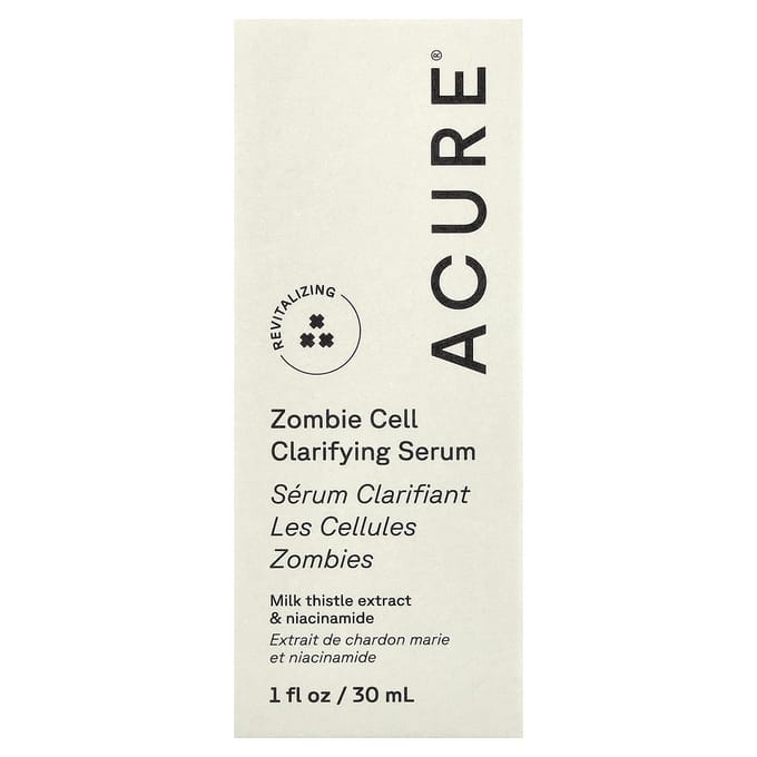 ACURE, Sérum Clarifiant Cellules Zombies, 30ml (1 fl oz) white
