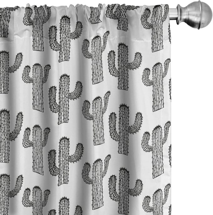 ABAKUHAUS – 2x75x245 cm Voorhangen – Microfaser – Halfdonkerend