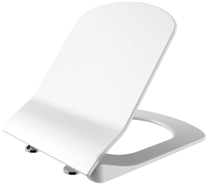 Creavit Elegant wc-zitting – softclose – Duroplast – rvs scharnieren – glanzend wit