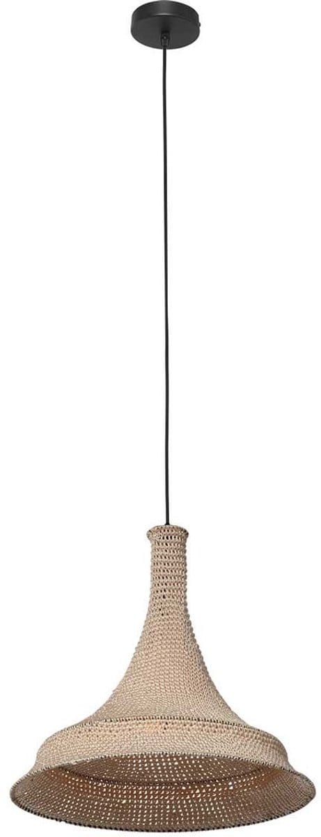 Anne Lighting - hanglamp - Marrakesch - crème - touw - Ø 50cm - E27 - 3394CR