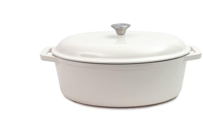 Nois Tierra Serie - Ovale Gietijzeren Pan - 36cm - 7.5L - Crème