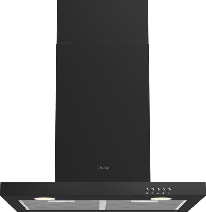 CENDO BMB506PDZ - Wand Afzuigkap - 60 cm - Zwart - 730 m³/h