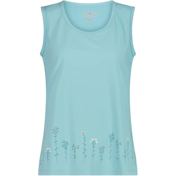 Vrouwelijke tanktop met print CMP