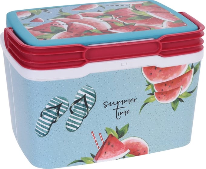 Koelbox Sun and fun 5 liter - Koelbox met zomerse print - koelbox - koelbox