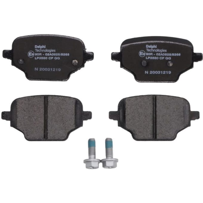 Remblokset DELPHI LP3580, achter