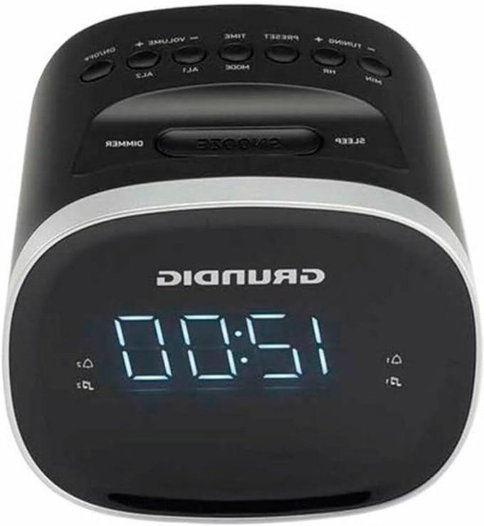 Radio Sveglia Grundig SCN 230 LED AM/FM 1,5 W Nero