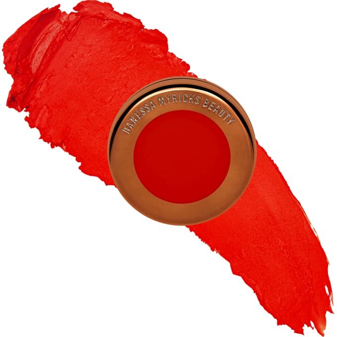 Danessa Myricks Beauty - Yummy Skin Blurring Balm Powder Flushed - Blush voor wangen en lippen 6 g - Red Velvet
