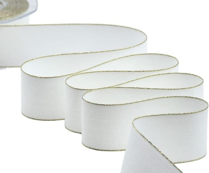 Lint, Naturel Wit, 40 mm x 20 m