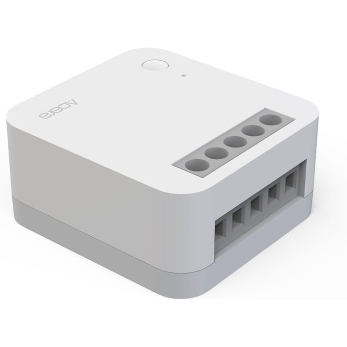 Aqara Single Switch T1 with Neutral - Zigbee 3.0 - Inbouw schakelaar met actieve energiemeting - beveiliging tegen overbelasting en oververhitting - vereist Nul draad