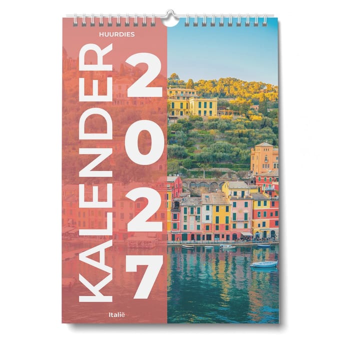 Huurdies Kalender 2027 - Italië - 35x24cm