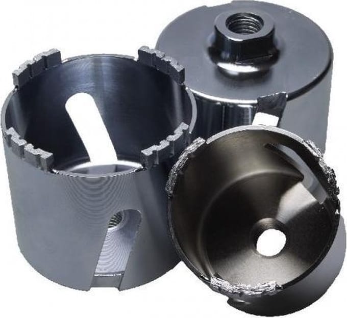Dozenboor 82mm Universeel inclusief 6-kant adapter