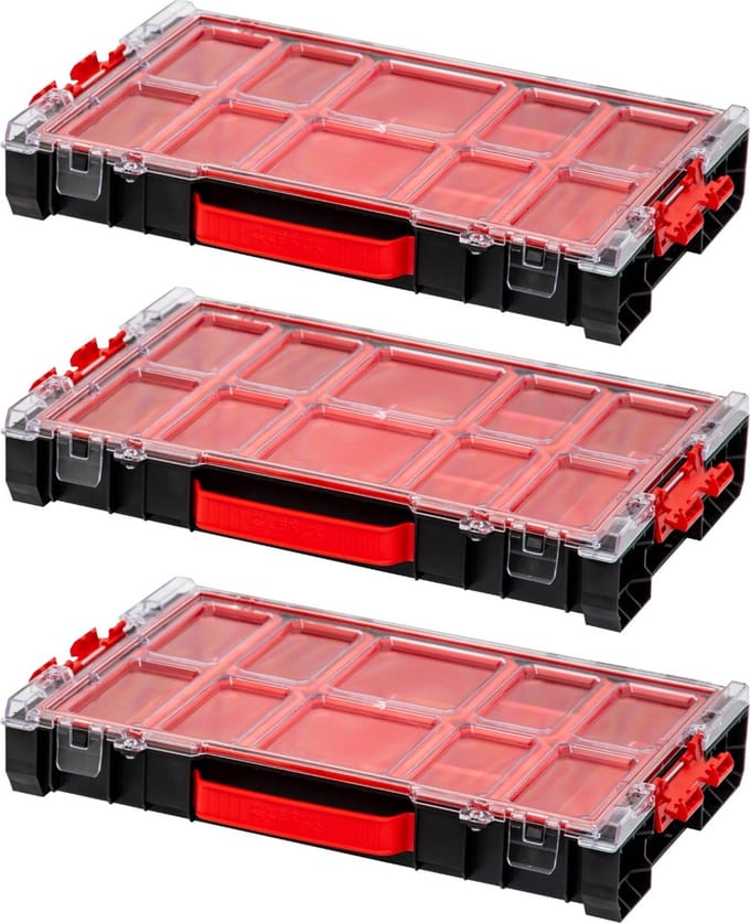 Qbrick System 3x PRO 100 Organiser 452 x 296 x 79 mm 5 l stapelbaar IP54